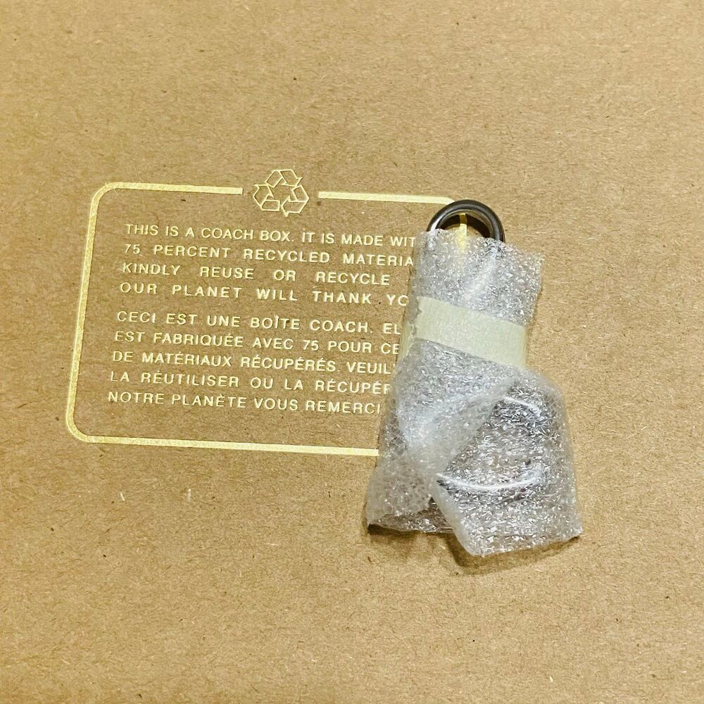Coach Silver C Charm - Picture 2 of 5